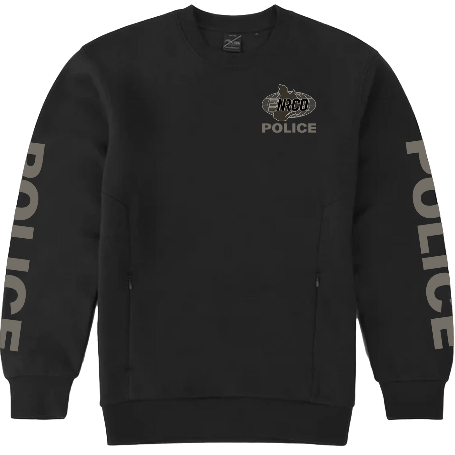Crewneck avec fermeture éclair invisible