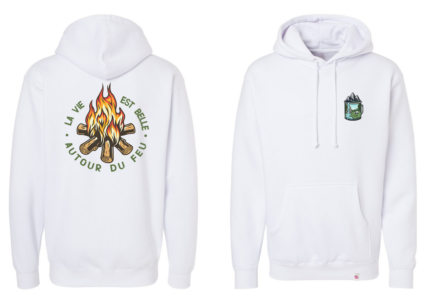 Hoodie La vie est belle autour du feu !