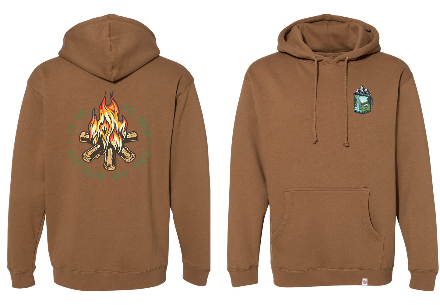 Hoodie La vie est belle autour du feu !