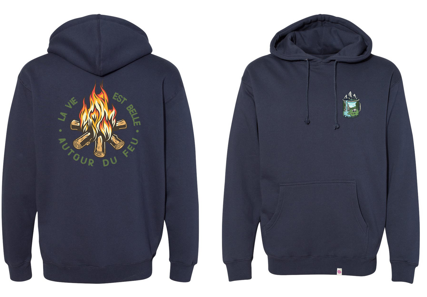 Hoodie La vie est belle autour du feu !