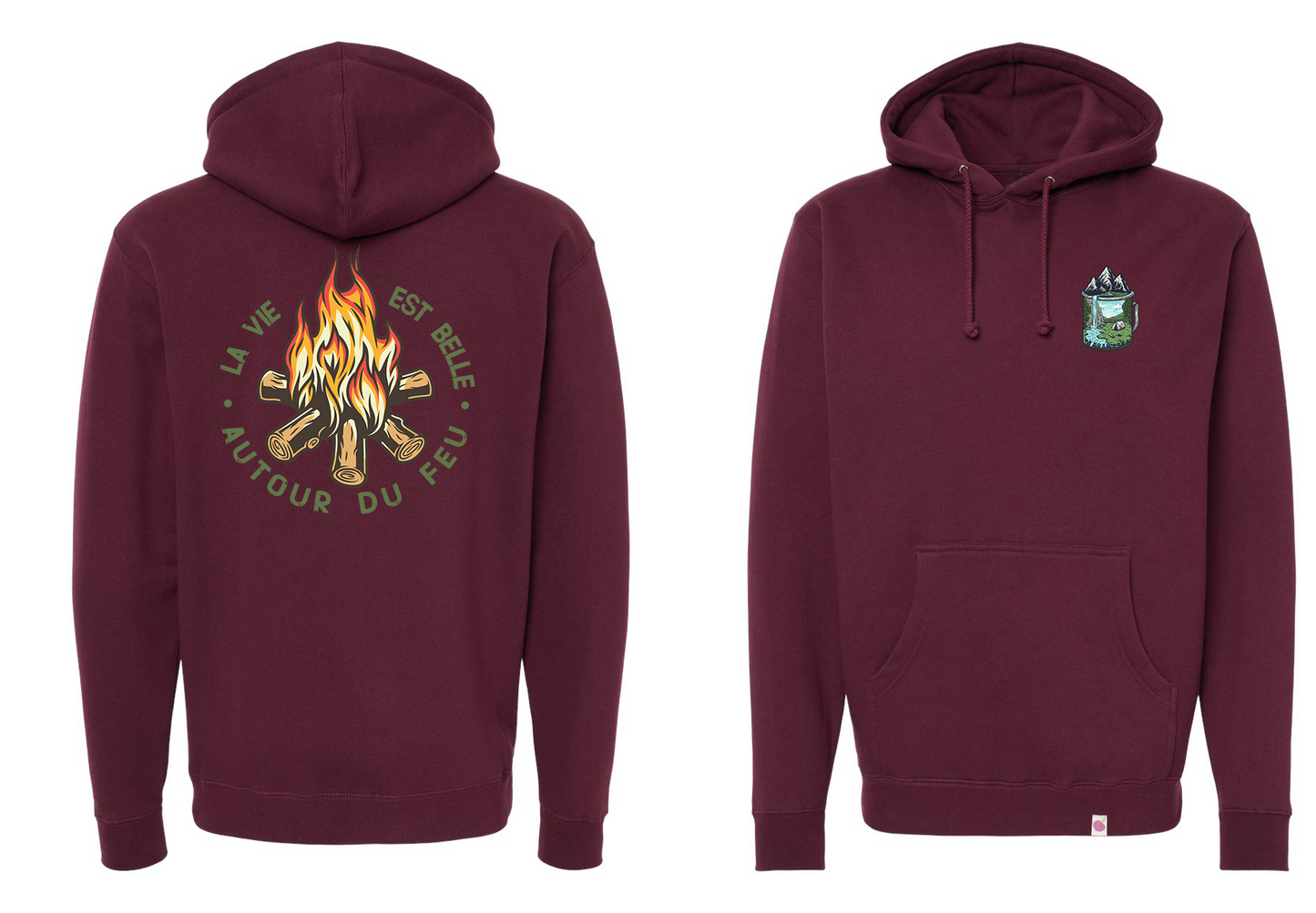 Hoodie La vie est belle autour du feu !