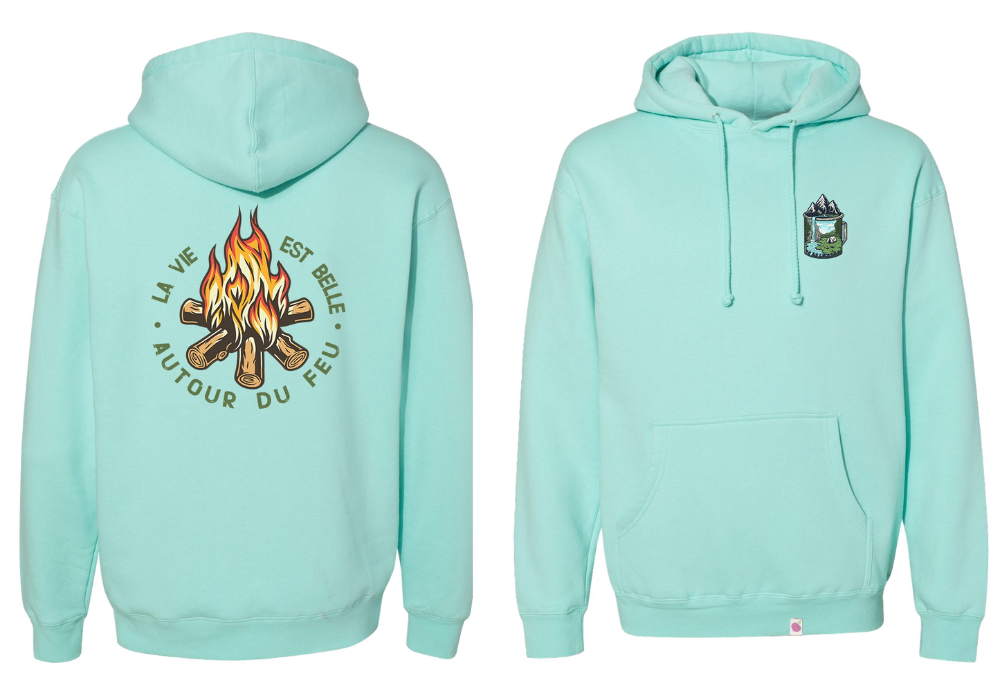 Hoodie La vie est belle autour du feu !