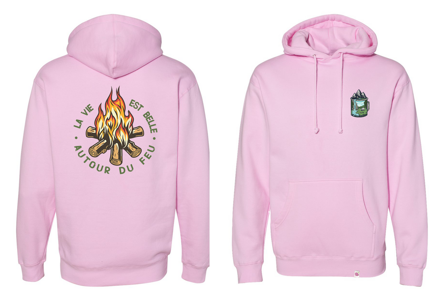 Hoodie La vie est belle autour du feu !