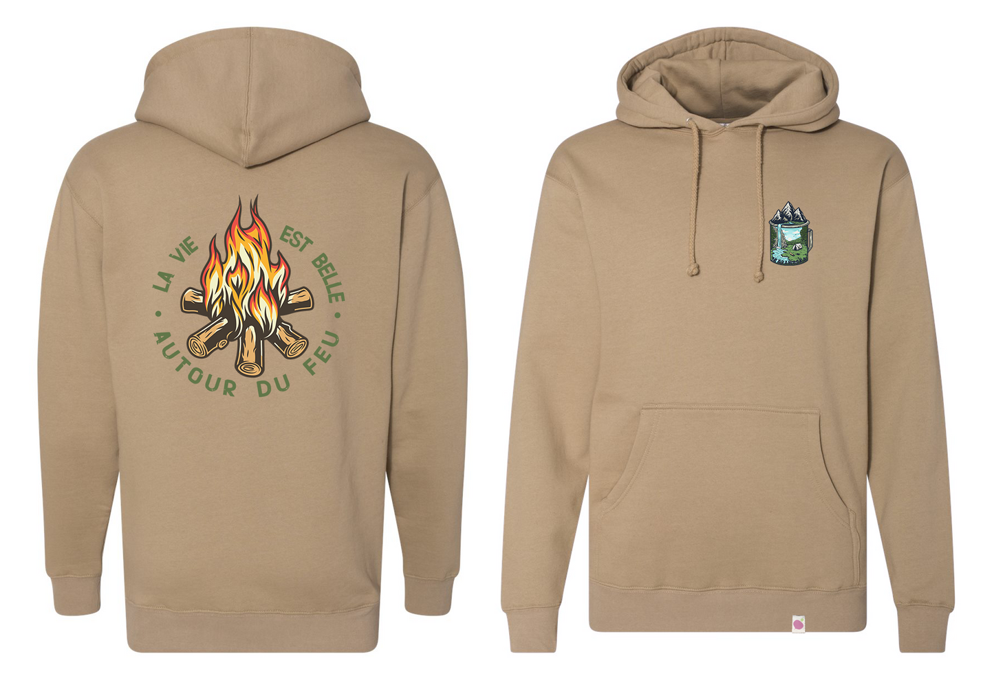 Hoodie La vie est belle autour du feu !