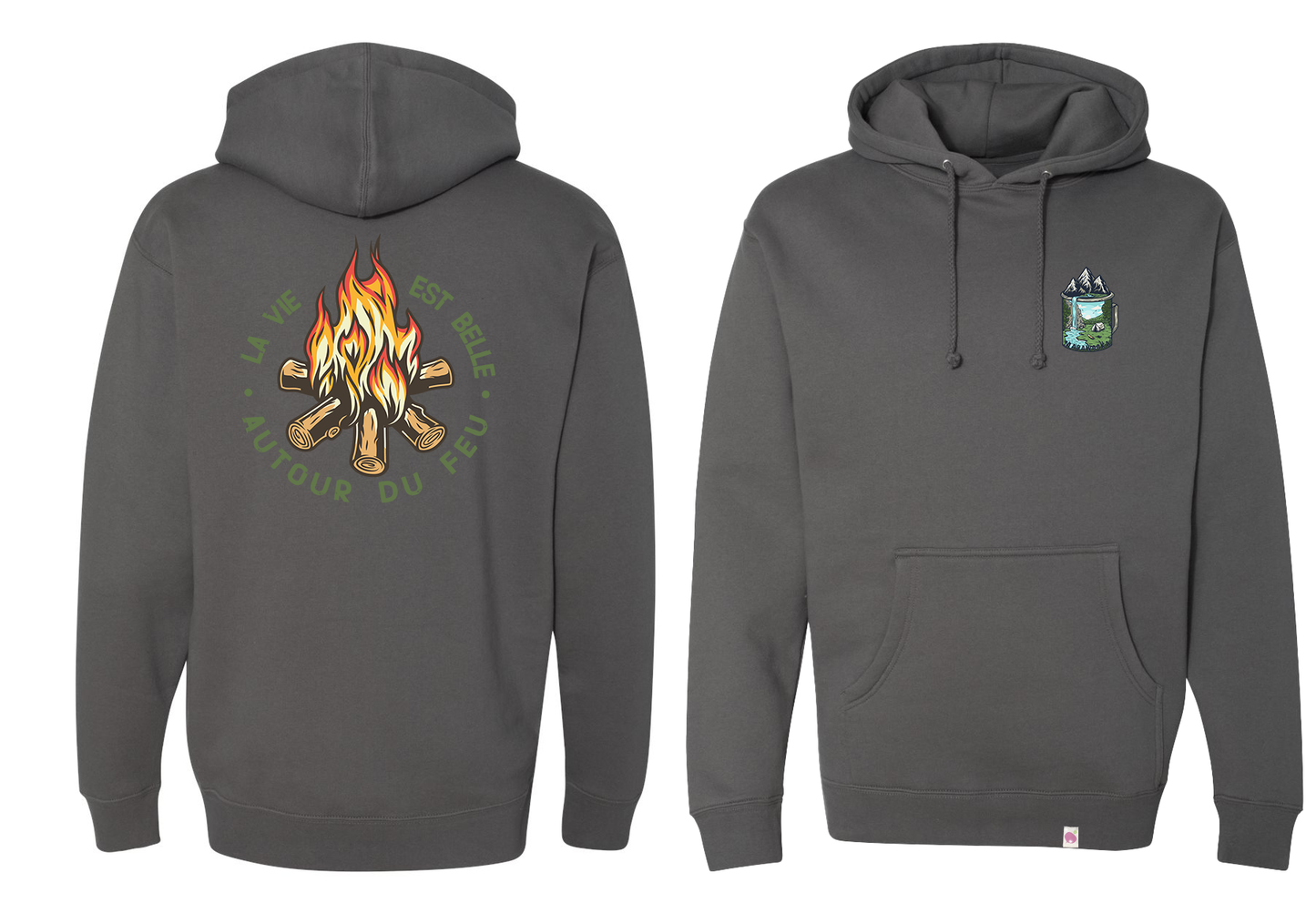 Hoodie La vie est belle autour du feu !