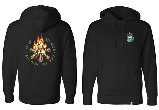 Hoodie La vie est belle autour du feu !